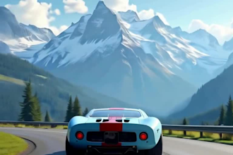 model and animate a 3d car with realistic rendering and detail