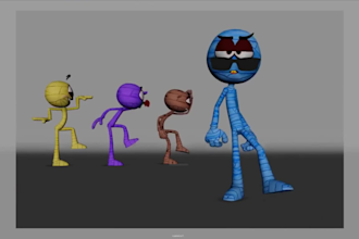 stickman animation stick figure 2d stickman cartoon animation stickman character