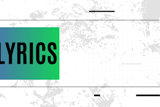 create kinetic typography animation video
