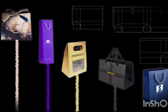 design paper bag and gift bags