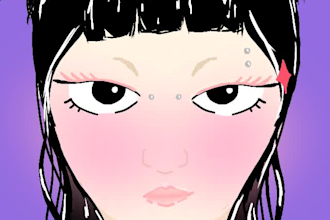 make a cute and fun illustration