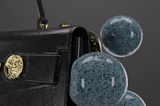 create 3d bag animation, 3d bag pack, 3d bag design, 3d product animation