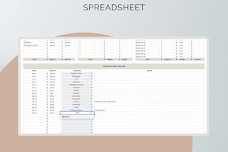 build your custom excel or google spreadsheet dashboard budget planner formulas