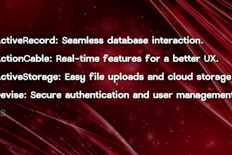 build an application using ruby on rails
