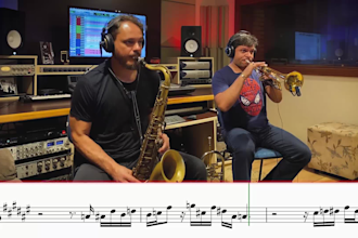 record an amazing horns session