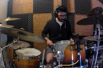 record HQ drum tracks for your pop rock songs