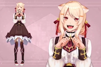 draw and rig 2d vtuber model live2d model live2d rig vtuber model anime vtuber