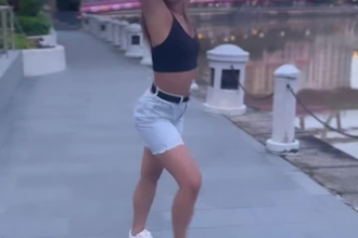 energetic explosive bachata salsa tiktok dance video to your song
