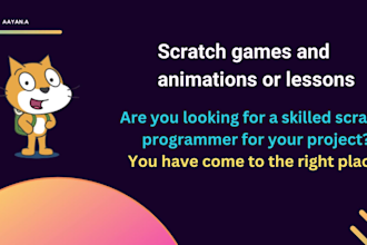 make scratch games or animations