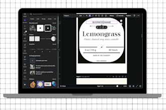 design a soft feminine logo for handmade, candle, and planner brands