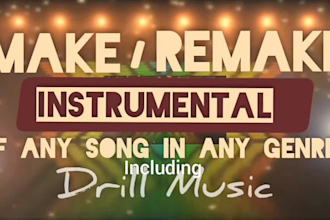 make or remake instrumental of any song in any genre