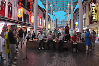 film chinese nightlife street walks in shenzhen for you