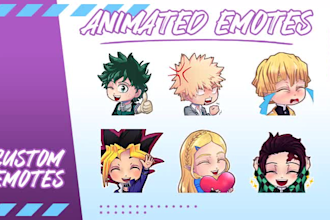 draw animated emotes in my style