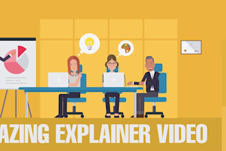 custom engaging and amazing 2d animated explainer video expert