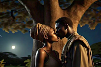 create animation african folktales stories for youtube video