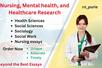 do nursing essays, healthcare, and psychology research