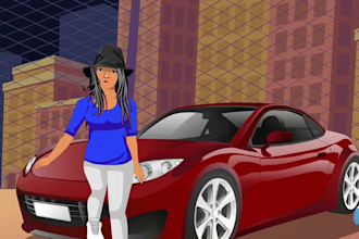 do 2d music video animation, 2d animated music video, 2d cartoon music vide0