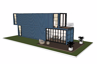 modelado 3d arquitectónico en sketchup