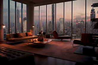make cozy luxury cabin ambient rain video for your youtube channel
