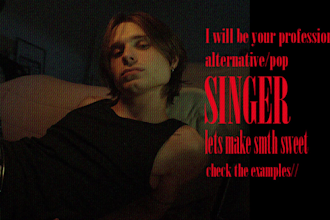 be your male singer, pop singer, alternative pop