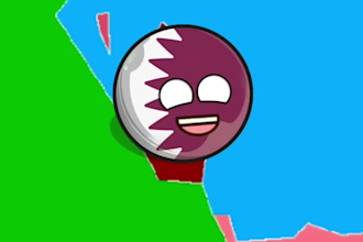make countryballs animation shorts or videos for youtube