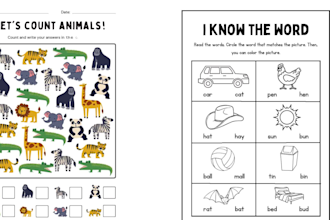 design kindergarten worksheet for kids