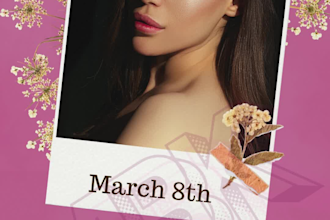 design custom international womens day posters