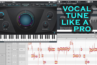 auto tune and manually tune your vocal make you professional