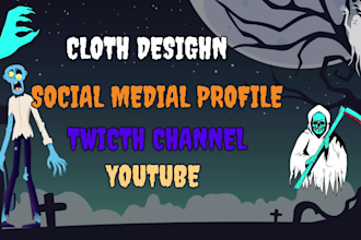 create custom scary, horror, heavy, death metal logo design