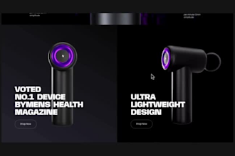 3d animated website 3d scrolling animation webflow memberstack framer membership