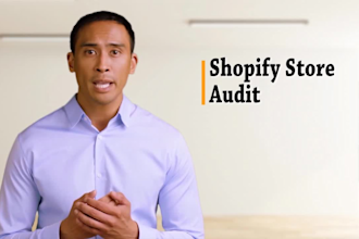 professionally review and audit your shopify store to increase conversions