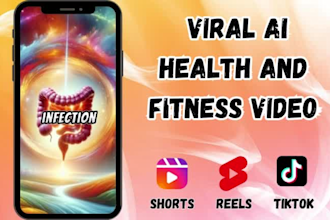 create ai health and fitness video for reels shorts tiktok using kling, veo 3 ai