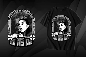 do luxury urban streetwear, synthwave aesthetic,retro vintage tshirt design