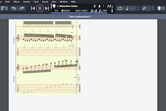 teach and help you learn a guitar song with tabs and video