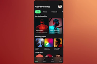 develop music app, music live streaming app and  music streaming app