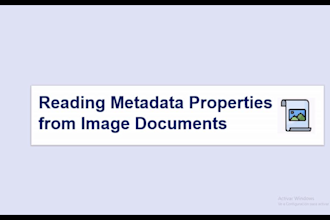 extract metadata from your files