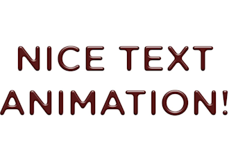 do video ad with text, video and music