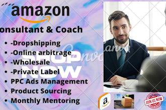 be your amazon fba dropshipping oa arbitrage coach business consultant mentor