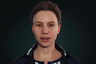 teach or do unreal engine metahuman realistic character with facial lips sync