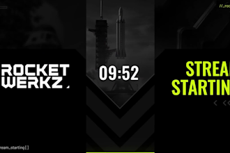 create an animated stream starting soon screen for twitch