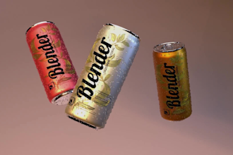 create high quality 3d model renders