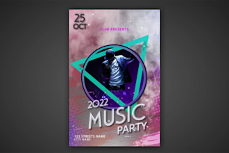 design animation motion flyers for social media