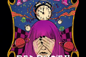 design band poster illustration or music event