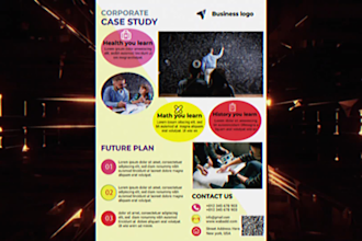 design professional modern and digital business flyer