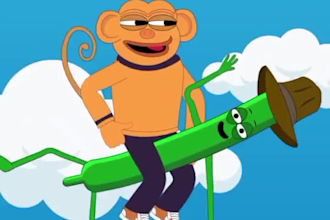 create unique funny memecoin art video crypto video for website and social media