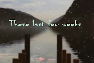 make unique lyric music video animation plus audio visualization