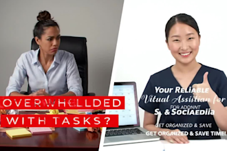 be your reliable virtual assistant for admin tasks and social media support