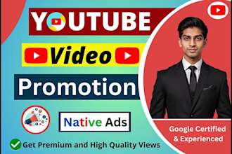 do organic youtube video promotion for your channel video