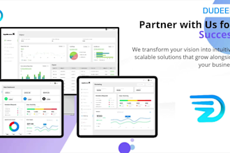 do saas, CRM, hrm design on figma admin dashboard UI UX design