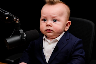 create viral baby podcast ai videos baby talking podcast
